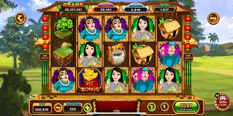 Giao diện cơ bản khi chơi game nổ hũ Letou